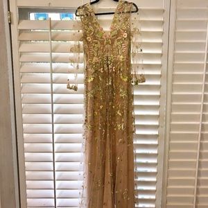 Marchesa Notte Floral Gown